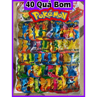 sỉ vỉ nổ dẫm bằng nhựa 40 quả bom nổ pokemon