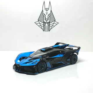 Mô Hình Xe Ôtô Kim Loại 1/24 Siêu Xe BUGATTI BOLIDER Dùng Để Trưng Bày Bàn Làm Việc