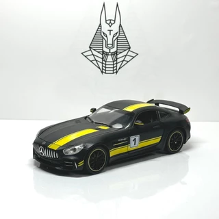 MÔ HÌNH XE ÔTÔ 1/24 SIÊU XE MERCEDES AMG GTR SIÊU TO VỚI KHUNG XE KIM LOẠI