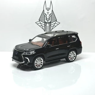 Mô Hình Xe Ôtô Kim Loại 1/24 Siêu Xe LEXUS LX570 Sẵn Đế Dùng Để Trưng Bày Bàn Làm Việc