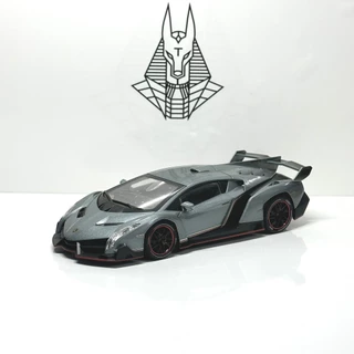 Mô Hình Xe Ôtô Kim Loại 1/24 Siêu Xe LAMBORGHINI VENENO Để Trưng Bày Bàn Làm Việc