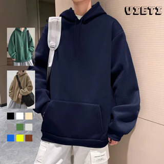 Áo Hoodie basic nam nữ unisex form rộng mặc cực đẹp, chất nỉ cotton Hàn cao cấp, hợp mọi thời đại