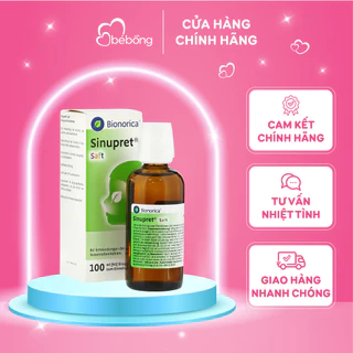 Siro Sinupret sổ mũi, viêm xoang cho bé từ 2 tuổi (100ml)