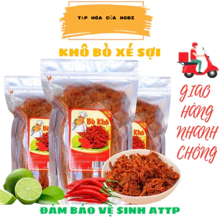 500Gr Khô Bò Xé Sợi Cay Cay Thơm Ngon Hàng Loại 1