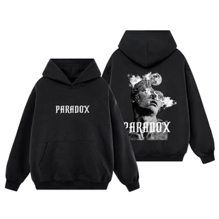 Áo Hoodie PARADOX Chất Vải Nỉ Bông dày dặn , áo nỉ mũ hai lớp áo nỉ đôi