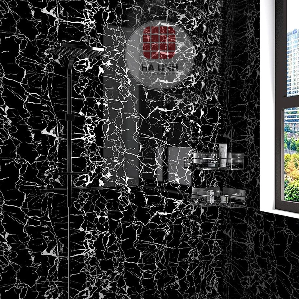 Giấy dán tường giả vân đá dán nhà tắm chống nước khổ 1.2mx0.5m, decal dán bàn tủ tường nhà bếp