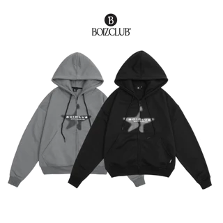 Áo khoác ZIP HOODIE BOXY thu đông Áo khoác dây kéo vải nỉ bông dày dặn form unisex