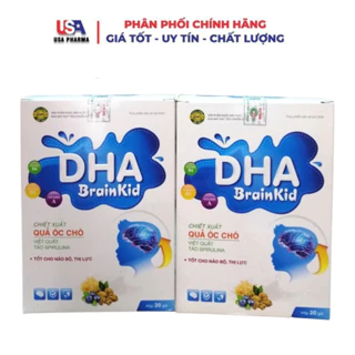 Cốm DHA BRAINKID tốt cho não bộ và Thị lực của bé - hộp 20 gói