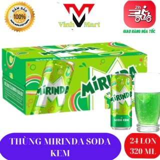 Mirinda Soda Kem Thùng 24 Lon