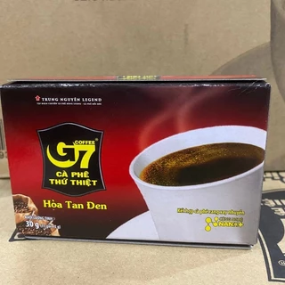 Cà phê G7 hòa tan đen - Hộp 15 gói 2gr