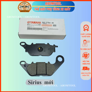 Má phanh đĩa Sirius Nisin ABOMTOOL, Má đĩa xe máy Sirius/EX135 trước Nissin cao cấp