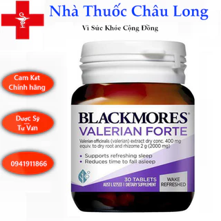 VIÊN UỐNG HỖ TRỢ GIẤC NGỦ BLACKMORES VALERIAN FORTE 2000MG