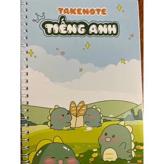 Sổ Tay Takenote Tiếng Anh cấp 1-2-3 ngữ pháp Tiếng anh, sổ tay kiến thức tiếng anh đầy đủ dễ tiếp thu