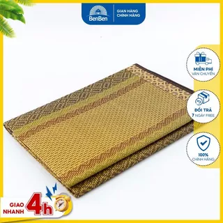 Chiếu điều hòa sợi mây cao cấp mát lạnh size 1x1.9m dễ vệ sinh, giặt nhanh khô  - ben ben - chiếu mát mùa hè ngủ trưa