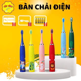 Bàn Chải Điện Cho Bé Với 4 Chế Độ Tự Động Vệ Sinh Răng Miệng Siêu Sạch, An Toàn, Ngừa Sâu Răng Hiệu Quả, Có Đủ 06 Màu