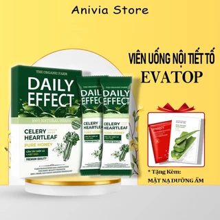 (Tặng Quà) Nước Uống Detox - Cần Tây Diếp Cá Mật Ong Daily Effect (Hộp Full 14 Gói) Giảm Mụn Đẹp Da Chính Hãng