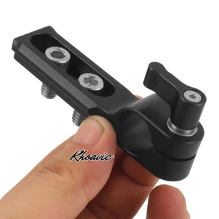 Kẹp Máy Ảnh Ống Đũa 15mm Kèm Ốc Vít 1 / 4 "- 20 Chuyên Dụng Cho Khung Máy