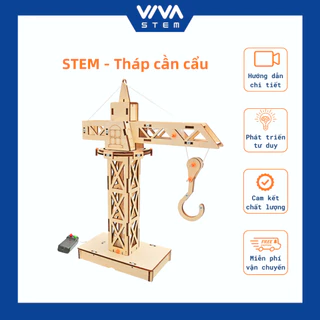 Đồ chơi STEM - Mô hình cẩu tháp