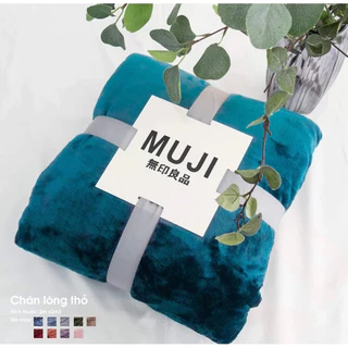 Chăn Lông Thỏ 2mx2m3 💞Muji Blanket💞 Nhung Tuyết Mền Nhật Bản Siêu Mềm Mịn