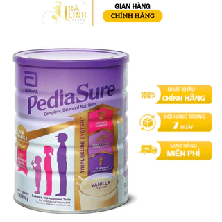 Sữa bột pediasure vani 850g nội địa Úc bổ sung dinh dưỡng cho trẻ 1-10 tuổi halinhofficials