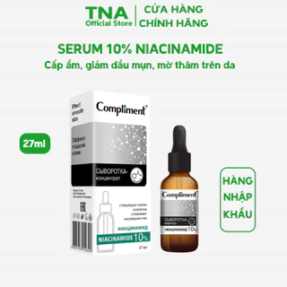 Serum 10% Niacinamide Compliment 27ml cấp ẩm, giảm dầu mụn, mờ thâm