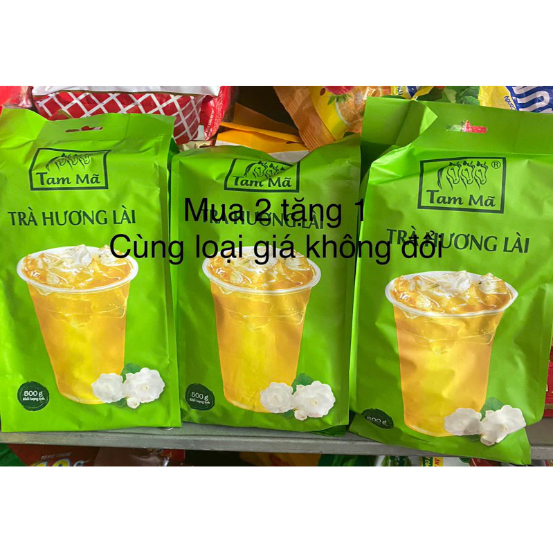 (Mua 2 tặng 1) Trà Hương Lài Tam Mã 500gr date mới