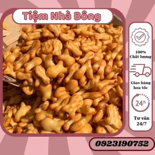 Bánh Quy Cá Mặn Bơ Sữa Sài Gòn, Bánh Cá Mặn ( 500Gr )