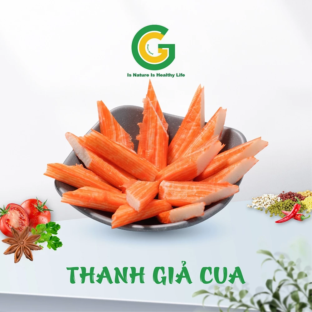 [Freeship HCM] Thanh giả cua (SHIRAKIKU) Green Good súp, cơm chiên, xào 500gr