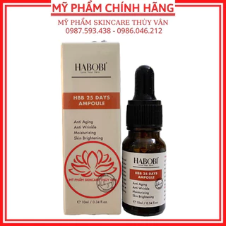 Tinh Chất Phục Hồi Sáng Da Mờ Nhăn HABOBI 10ml