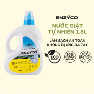 Nước Giặt Sinh Học Enzyco 100% Tự Nhiên Enzyme Từ Dứa 1.8L - An Toàn Cho Mẹ Và Bé - Lành Tính세탁 세제 Washing liquid