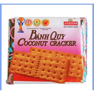 Bánh quy đường Coconut cracker vuông 178g
