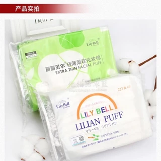 Bông Tẩy Trang LilyBell Lilian Puff Cotton 222 Miếng/240 miếng