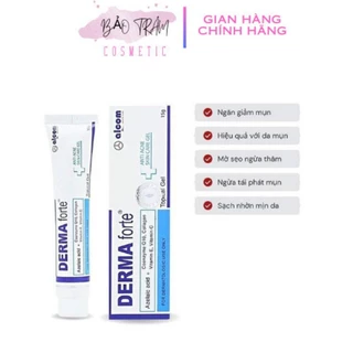 Kem thoa giảm mụn, mờ thâm Derma Forte - 15g