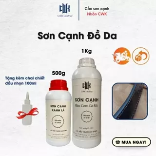 Sơn viền da, sơn cạnh đồ da cho ví da, túi da, sơn cạnh dây đồng hồ