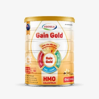 Sữa Fidimilk Gain Gold 900g_ dành cho trẻ từ 1-18 tuổi _ Tăng cân tăng đề kháng