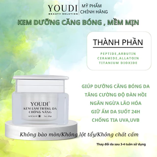 Kem dưỡng trắng căng bóng mềm mịn da YOUDI 20gam