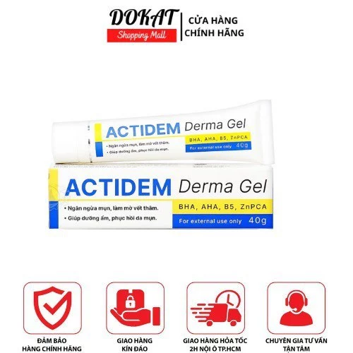 Gel giảm mụn Actidem Derma Gel 18g