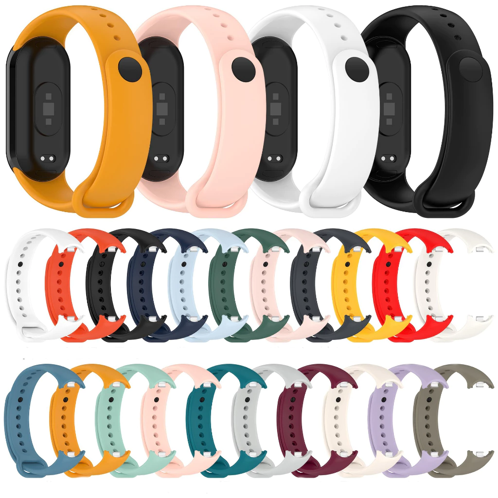 Dây Đeo Thay Thế Dành Cho Vòng Đeo Tay Thông Minh Xiaomi MiBand 8/ Miband 9/ MiBand 10 Ngàm Thép Chắc Chắn