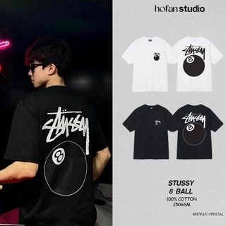 áo thun nam nữ STUSSY 8 BALL DYED Cotton 100%, Form Oversize cao cấp VNXK ảnh thật