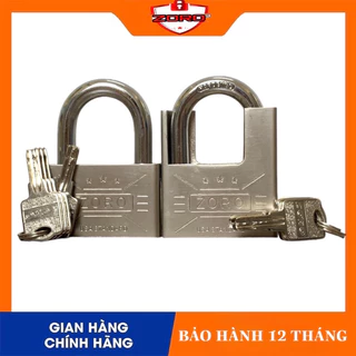 Ổ khóa ZORO 6  phân chìa muỗng thép chống rỉ - khóa bấm không cần chìa công nghệ mỹ bền bỉ chống cắt chống trộ