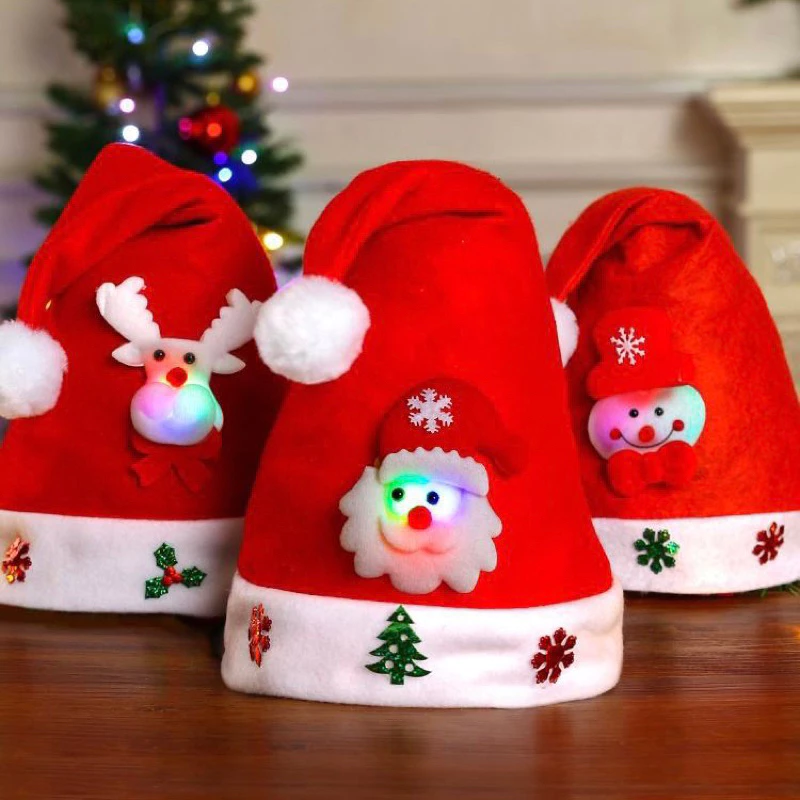 Mũ Ông Già Noel Mũ Đội Giáng Sinh Cho Bé  Dễ Thương Đáng Yêu Memocshop Quà Tặng GIáng Sinh