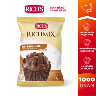 Bột Bánh Muffin Richmix Vị Sô-cô-la Túi 1Kg [11348]