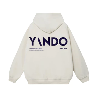 Áo Hoodie YANDO Form Rộng YANDO OUTFITS N021 Nỉ Cotton French Terry 350GSM Local Brand