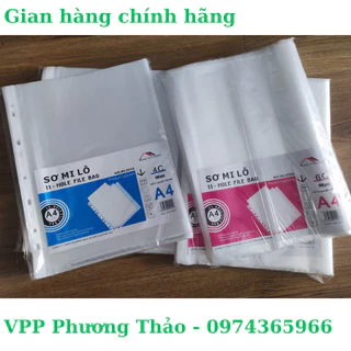 Túi Sơ mi lỗ, 11 lỗ mylac,4C,6C khổ A4.