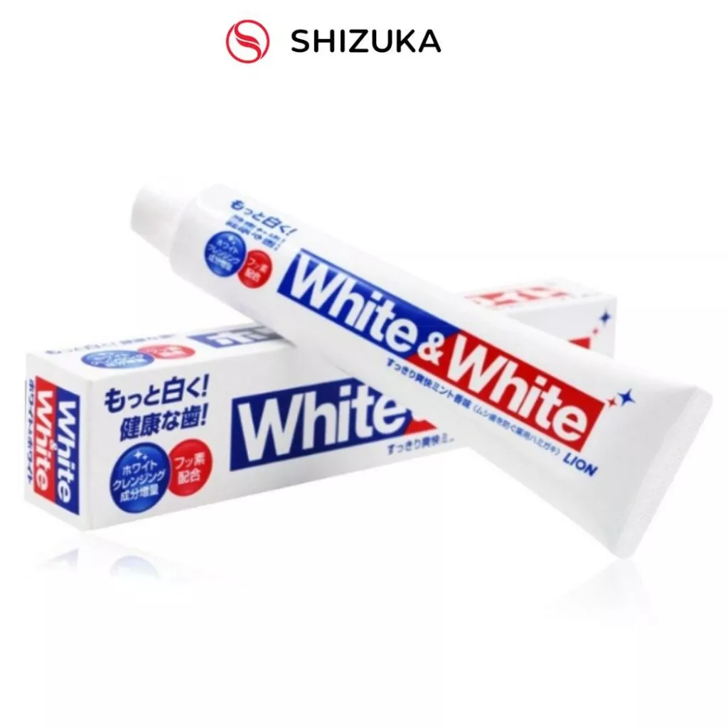 Kem Đánh Răng White & White Lion Nội Địa Nhật 150G