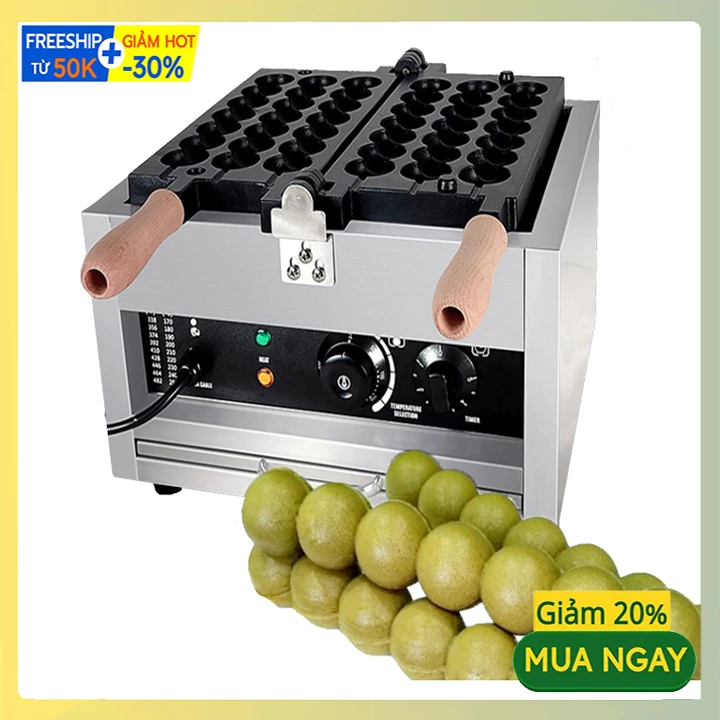 Máy nướng bánh hồ lô, máy làm bánh hồ lô 1600W sản phẩm hot trend độc đáo, bánh thơm ngon
