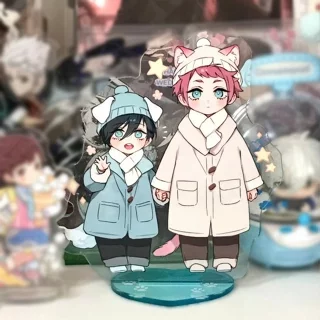 (8cm) Mô hình Standee BLUE LOCK ver ANH EM ITOSHI anime chibi tượng acrylic mica trang trí nhiều mảnh