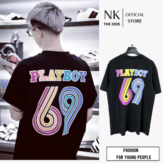 Áo Phông Áo Thun Play Boy Unisex Nam Nữ Kiểu Dáng Trẻ Trung Năng Động Chất Liệu Cotton Khô Thoáng Mát Hình In Sắc Nét