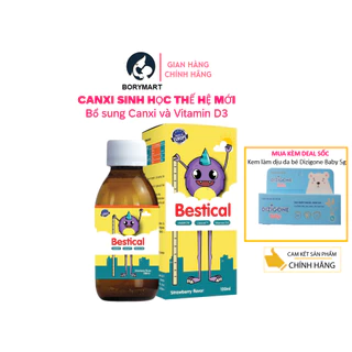 Canxi sinh học Bestical bổ sung canxi và vitamin d3k2 hỗ trợ xương răng chắc khỏe cho trẻ