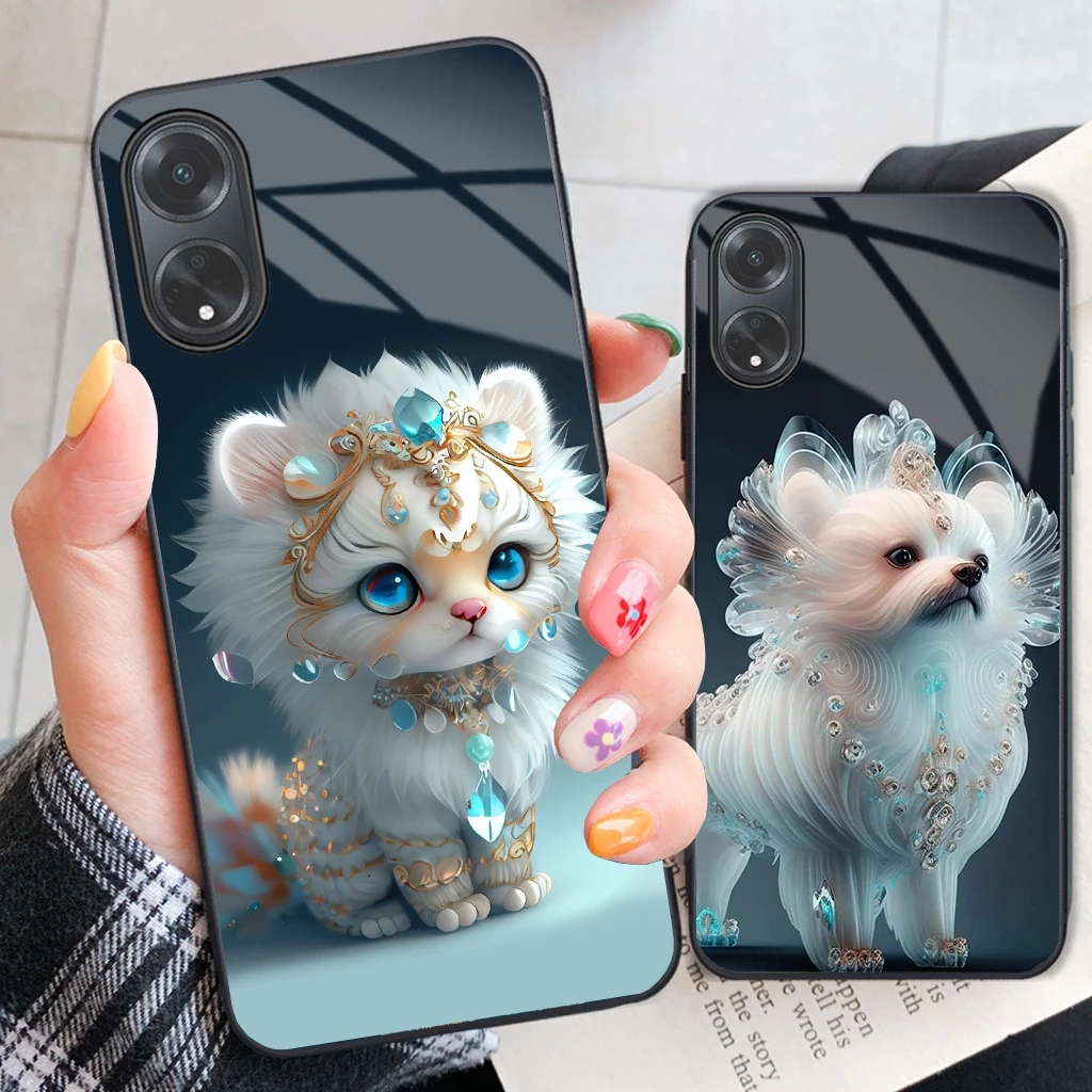 Ốp Lưng OPPO A18, A38, A58, A78, A98 Thiết kế bộ Cute Ngộ Nghĩnh Thiết kế bộ Cute Ngộ Nghĩnh